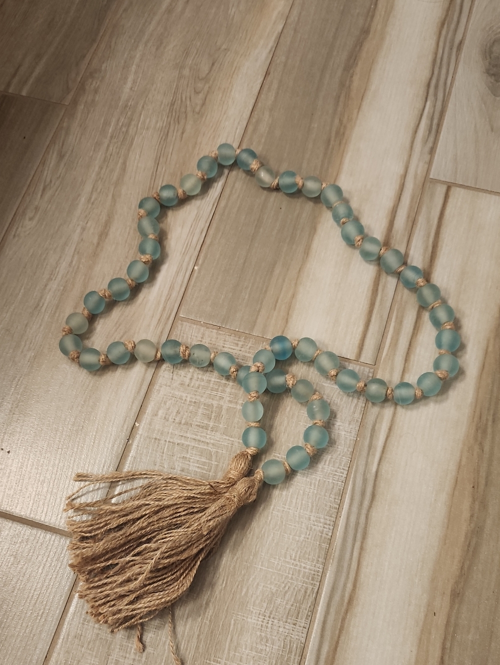 Sea Glass Beaded Decor